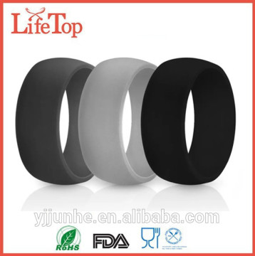 Custom Design Silicone Wedding Ring, Silicone Wedding Band