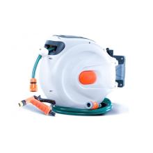 Automatic Rewind Garden Water Hose Reel with Brush