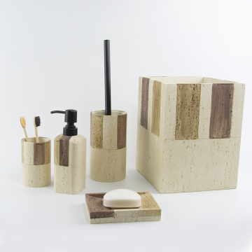 Wholesale Bathroom Set Resin Bottles