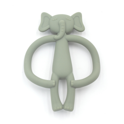 Elefante creativo de silicona de elefante baby teether