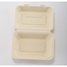 Caixa de almoço de papel descartável saudável
