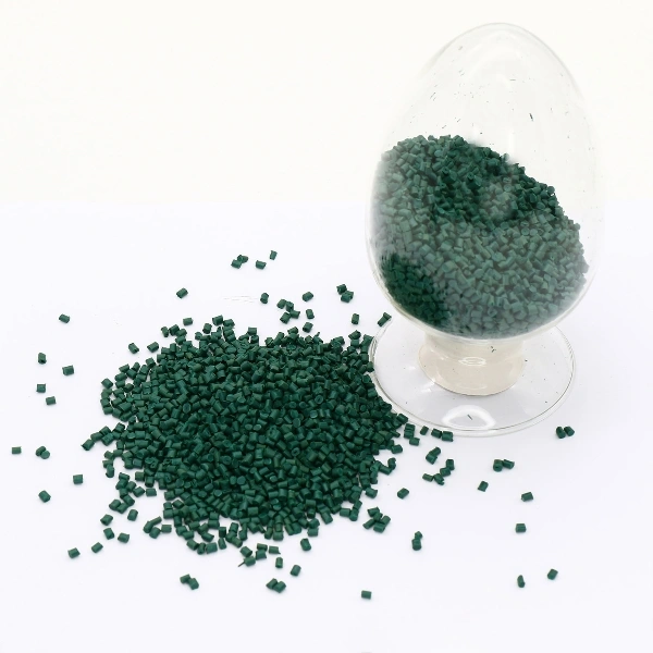 Green Plastic Granules with Excellent Pigmentation for Plastic Pipe, Home Appliances