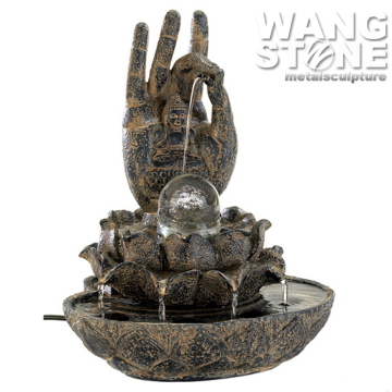 Indoor Decorative Stone Tabletop Buddha Water Fountain