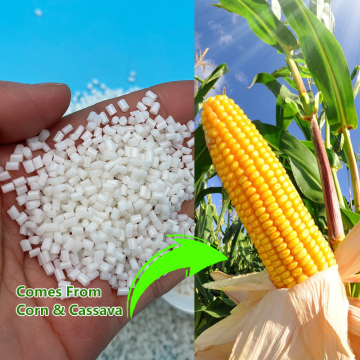 Biodegradable PLA Pellets and Modified PLA Raw Material for T-Shirt Bag Blowing