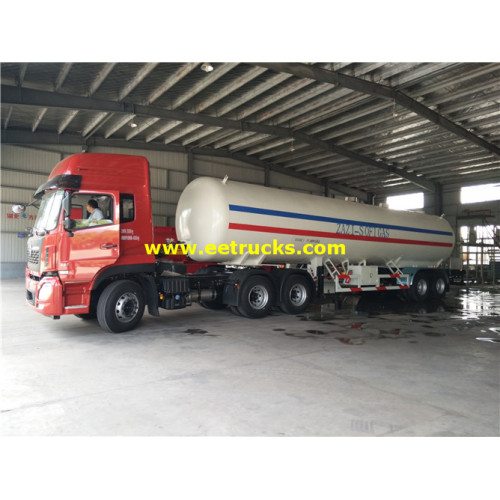 Petroleiros do reboque de transporte de 50m3 25T LPG