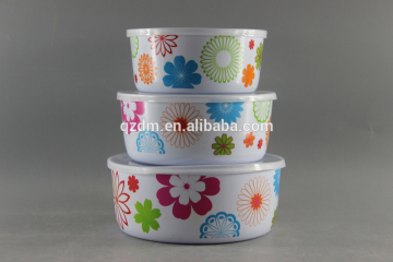 100% Melamine Container Set/Melamine Storage Bowl Set With Lid