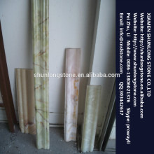 Onyx skirting line tile,Onyx moudling tile,stone profiling tile