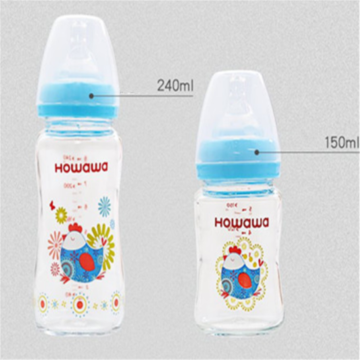 150ml Botol Susu Bayi Botol Kaca Tanpa Gagang