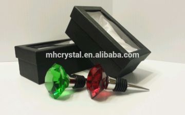 Diamond crystal decorative wine bottle stoppers MH-QT0238