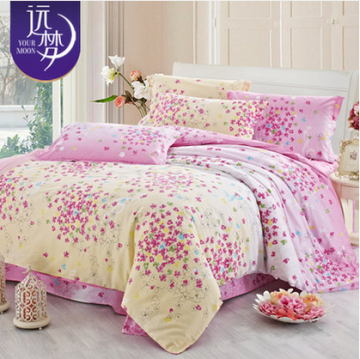 Wholesale 100% Cotton Twill printed Home Bedding Set bed linen/Duvet Cover Set
