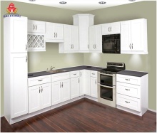Wood White Aluminum Kitchen Cupboards & Cabinets
