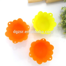 Cheaper flower Silicone egg poacher mold