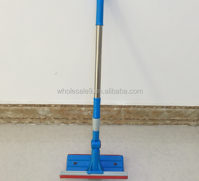 2024 multi-function retractable pole window cleaning mop window squeeze mop