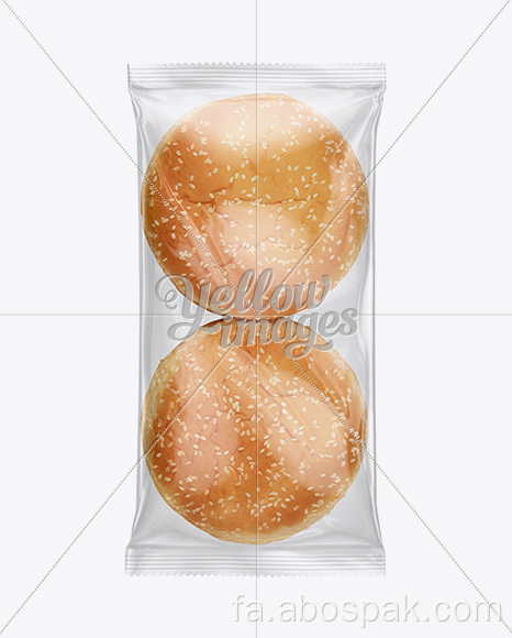 دستگاه بسته بندی غذای بالشی نان برگر کنجدی اتوماتیک