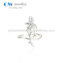 925 Silver Jewelry Ring Antique Flower Ring Wholesale Party Ring
