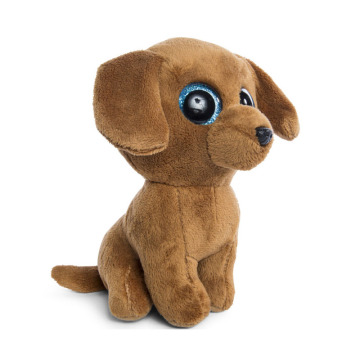 singing plush brown puppies dog toy