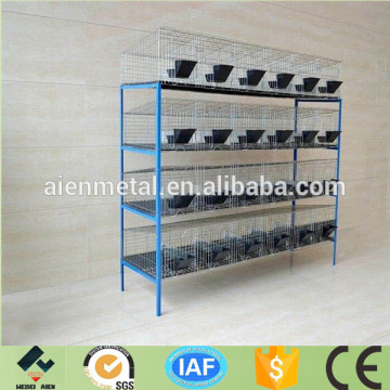 Metal rabbit cage for breeding