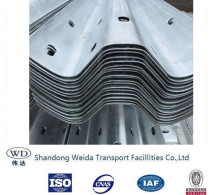 Plastic Sprayed Anti Rust Corrosion Resistant Layer Double Wave Highway Guardrail