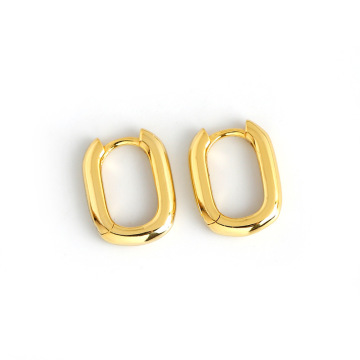 Stylish Women's Jewelry: Explore 925 Silver Hoop Earrings and 18K Gold Plated Square Huggies