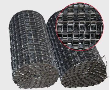 Flat wire mesh conveyor belt