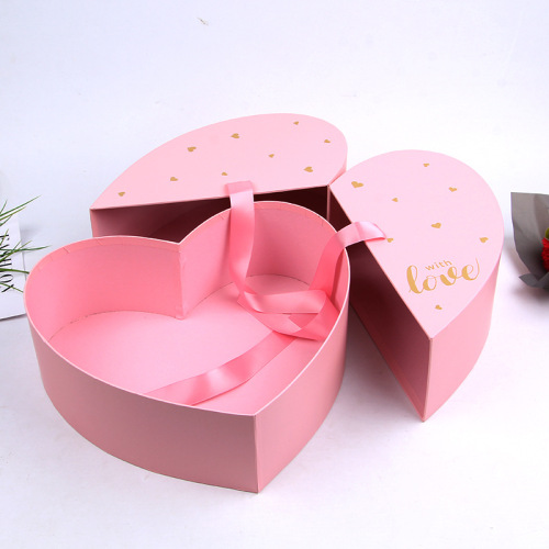 Special Beide Opening Heart Box met lintsluiting