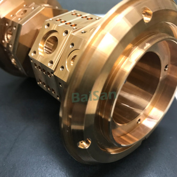 5-axis CNC machining oil and gas brass components
