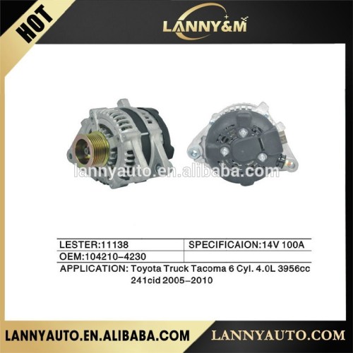 Auto parts 14V 100A alternator 104210-4230 for Toyota LESTER:11138