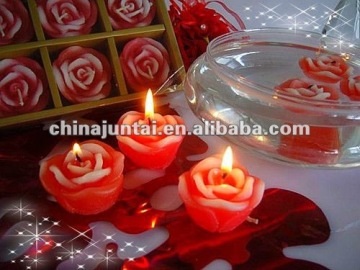 Valentine Rose floating candle