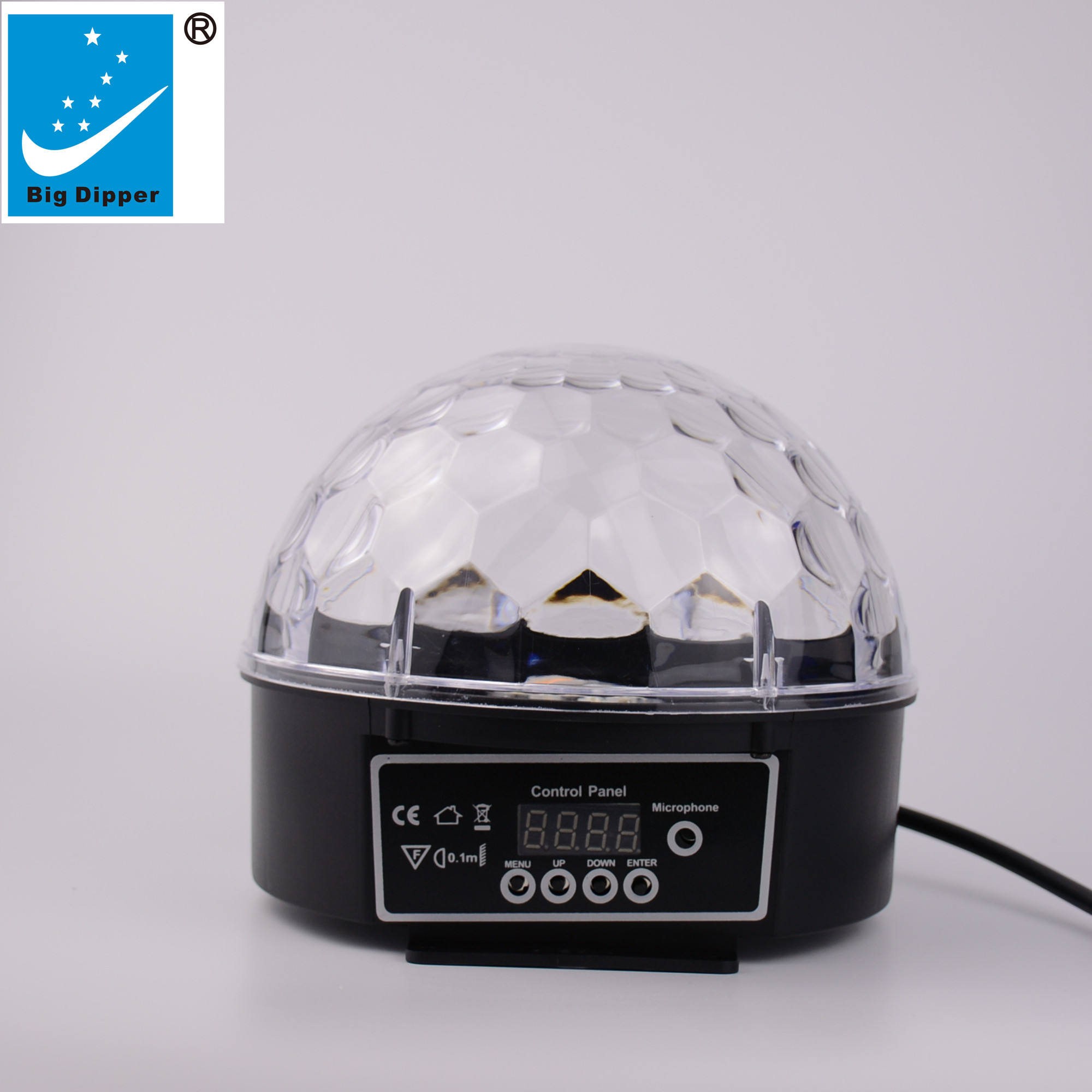 stage led light Big Dipper Betopper Seven Stars RGBWOP colorful LED Crystal Magic Ball with DMX control