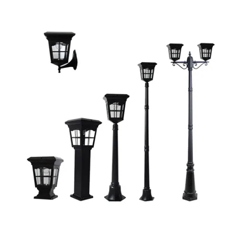 Garden Yard Park Hot-dip-galvanized Steel Pole Manufacturer Outdoor Lamp Poles Street Light Poles