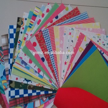 printed nonwoven felt