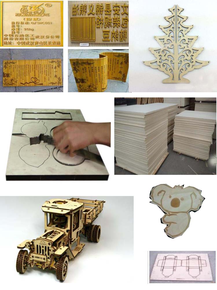 hot sale 3mm Birch face back Laser die cut plywood