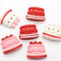 Hottest Layered Cake Resin Beads Artificial Craft  Birthday Gift Children Scrapbook Did Art Deco Beautiful Keychain Ornament