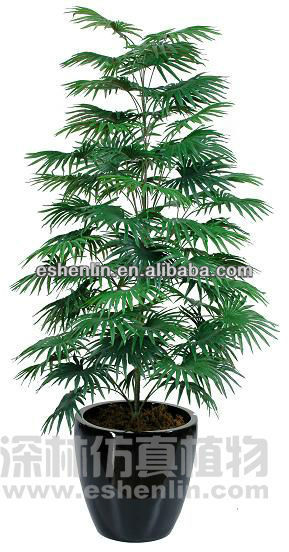 lifelike indoor fake palm plant decorative silk tree and plant