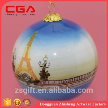 Christmas inside-painted glass ball fashionable inside-painted glass ball indoor christmas decoration