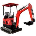 1.7ton excavator mini excavators Rekonstruksi lahan pertanian