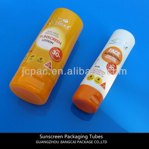 sunscreen packaging tubes