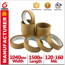 New design jumbo roll water activate kraft paper tape ,writable adhesive tape