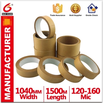 New design jumbo roll water activate kraft paper tape ,writable adhesive tape
