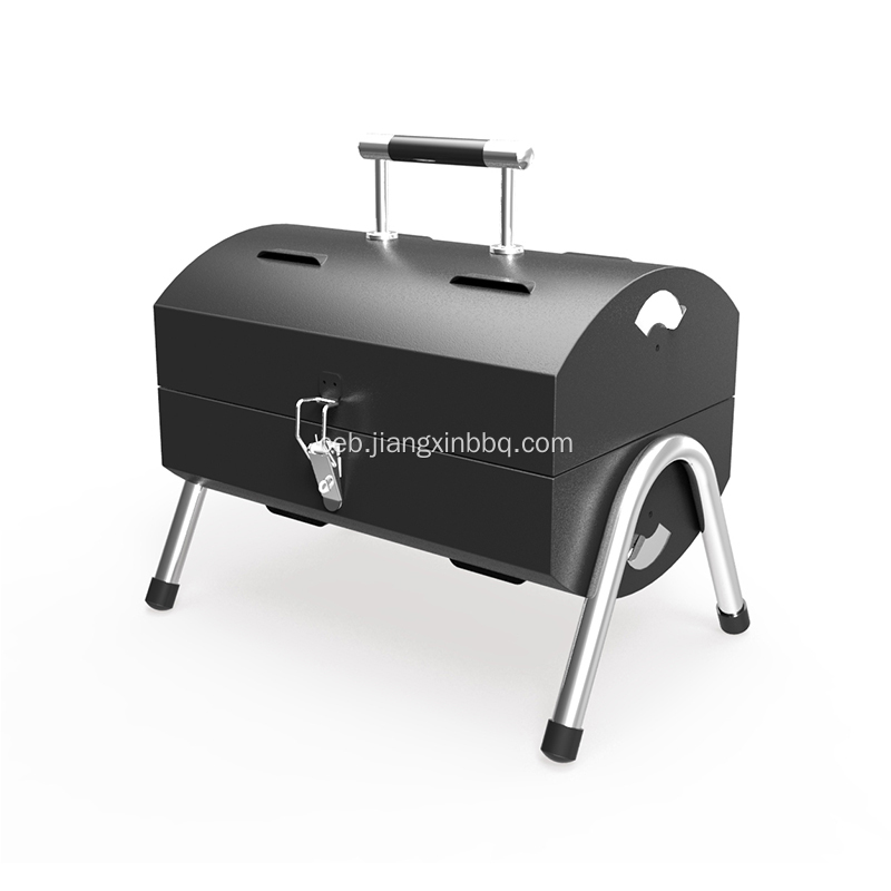 Ang Stainless Steel Doble nga Gilid nga Portable Charcoal Grill