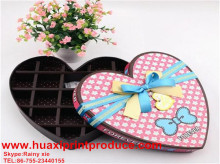 heart-shape pink with ribbon