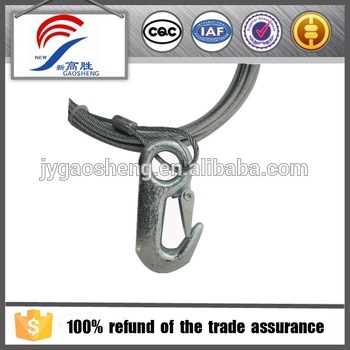 wire rope sling with hook