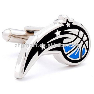 silver custom logo basketball the cufflinks