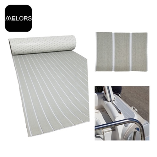 Melors Swimming Pool Decking Tapis synthétique en teck marin