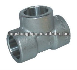 forged high pressure socket weld teecarbon steel tee