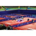 lantai sukan vinil untuk kegunaan Perlawanan pingpong