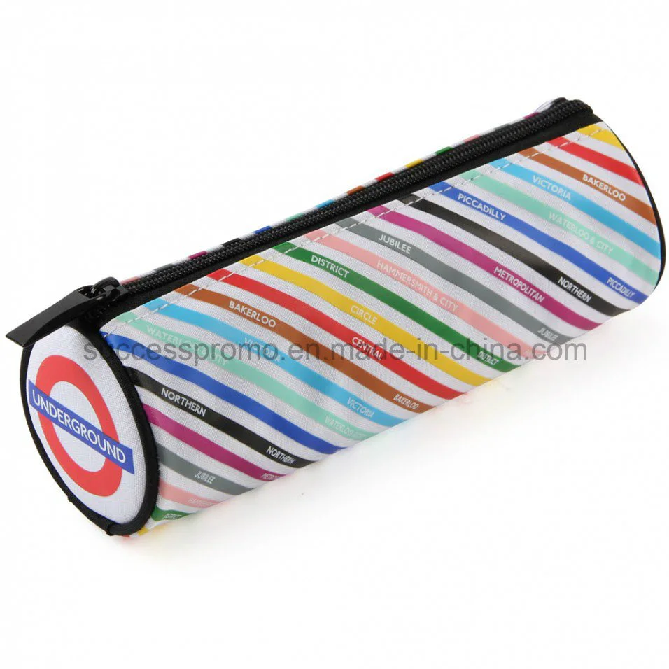 Canvas Pen Case, Pencil Bag with Customized Logo