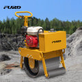 Operated convenient 200kg hydraulic petrol single drum small road roller