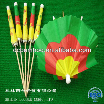 colorful bamboo craft stick for sale,umbrella/flag/gift/ball stick
