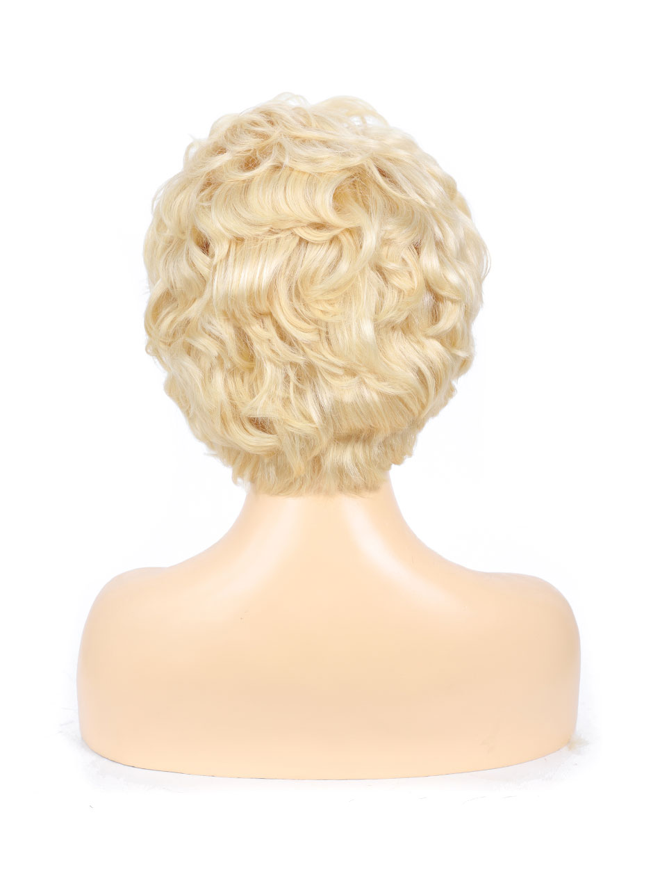 Nostalgia Marilyn Monroe 613 Color 8 In Short Bob Natural Wavy Lace Front Wig 100% Original Virgin Human Hair Wigs